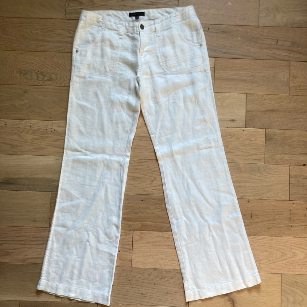 Sanctuary White Linen Pants